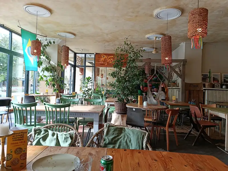 Sala z zielenią